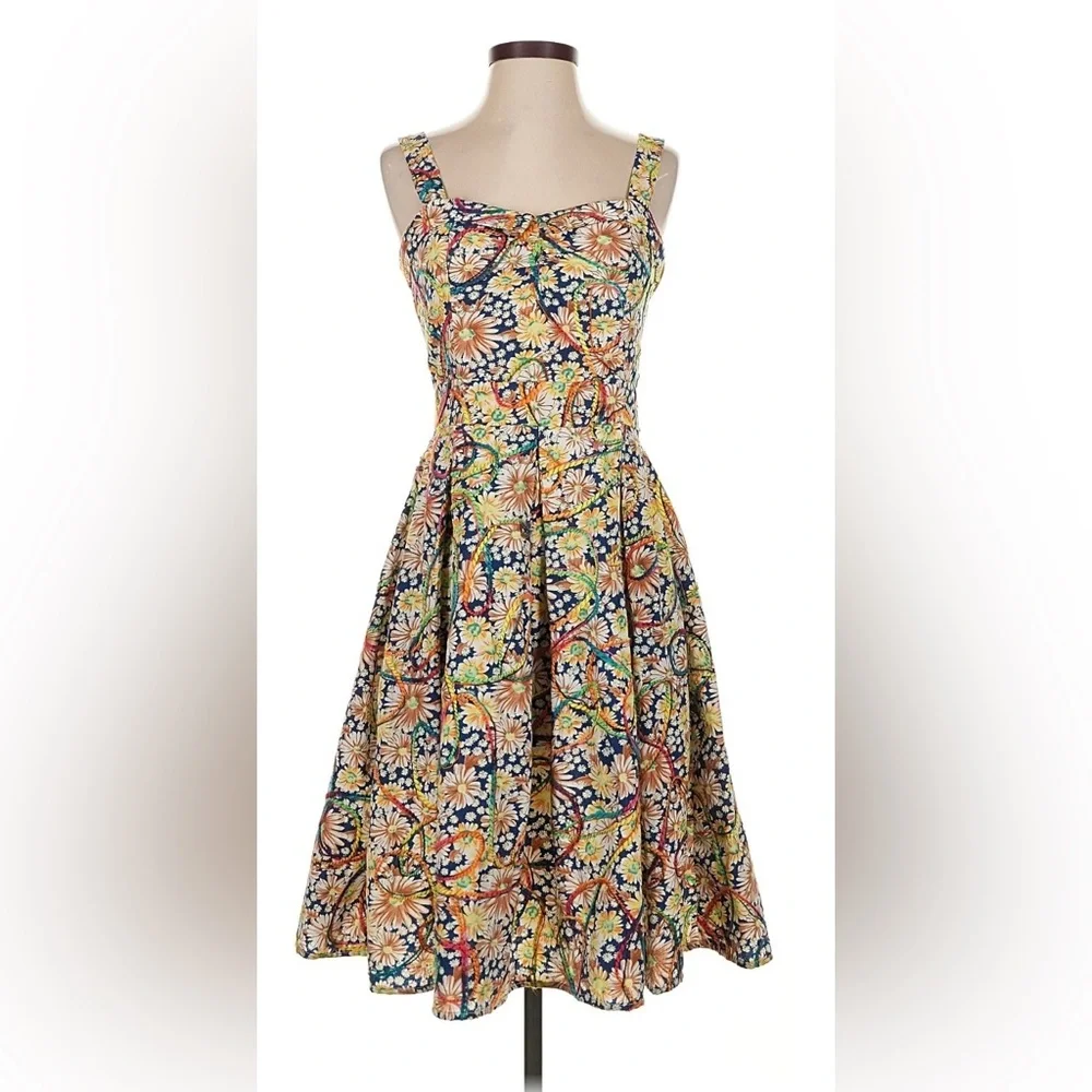 Tatyana Prismatic Flair Dress, Multi, Small, EUC - Picture 8 of 14